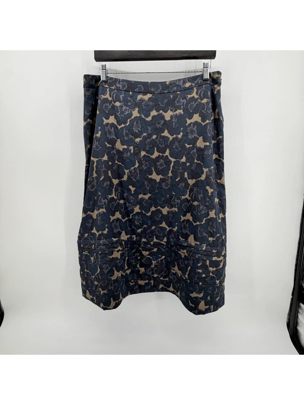 Banana Republic Size 14 Blue Floral Jacquard Pencil Skirt NWT $118